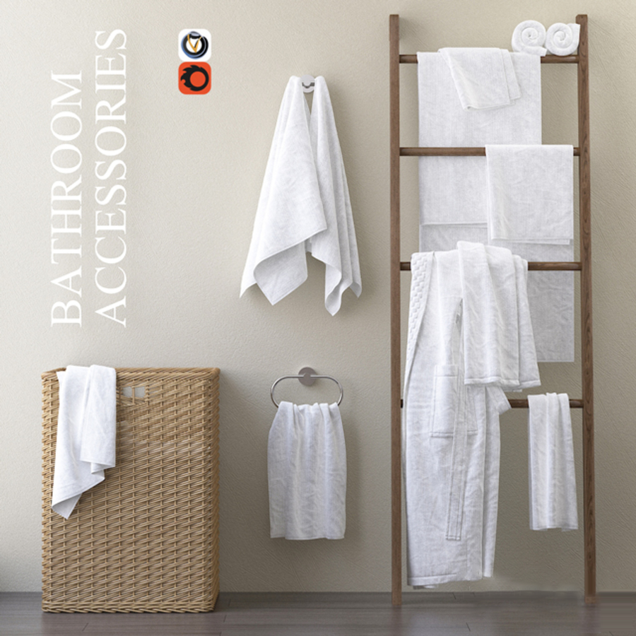 A set of towels for the bathroom m30